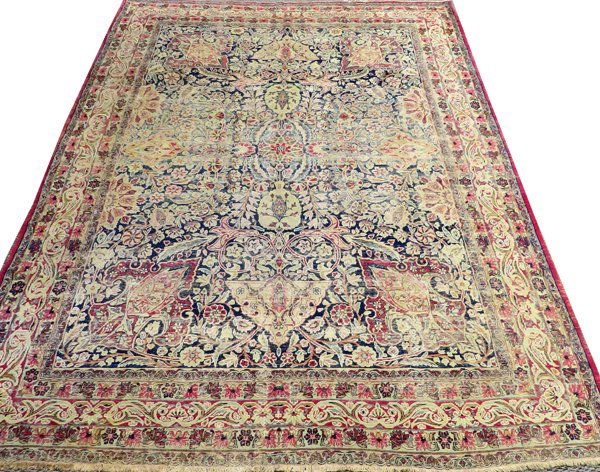 KERMAN PERSIAN RUG C. 1900 (1 of 5)