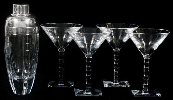 BACCARAT CRYSTAL MARTINI GLASSES BY THOMAS BASTIDE (1 of 4)