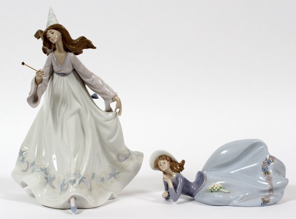 LLADRO FIGURES 'PRETTY POSE' & 'FAIRY GODMOTHER' (1 of 2)