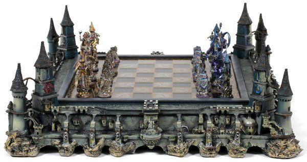 FRANKLIN MINT GUARDIANS OF THE FORTRESS CHESS SET (1 of 3)