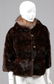 LADY'S MINK JACKET STOLE & FOX FUR COLLAR