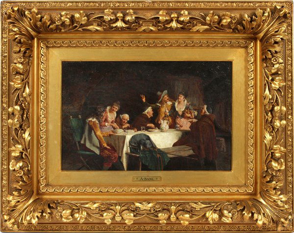 ALESSANDRO SANI OIL ON BEVELLED WOOD PANEL (1 of 10)