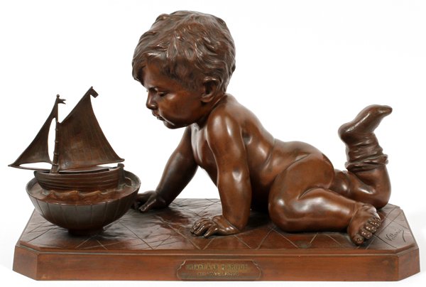 EMMANUEL VILLANIS BRONZE SCULPTURE (1 of 6)