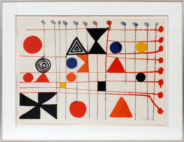 ALEXANDER CALDER COLOR LITHOGRAPH (1 of 2)