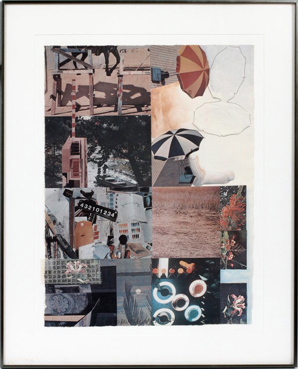 ROBERT RAUSCHENBERG LITHOGRAPH (1 of 4)