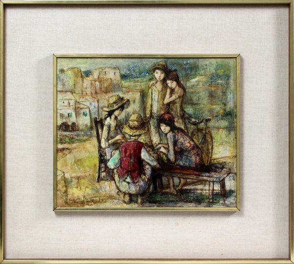 JACQUES LALANDE OIL ON CANVAS (1 of 3)