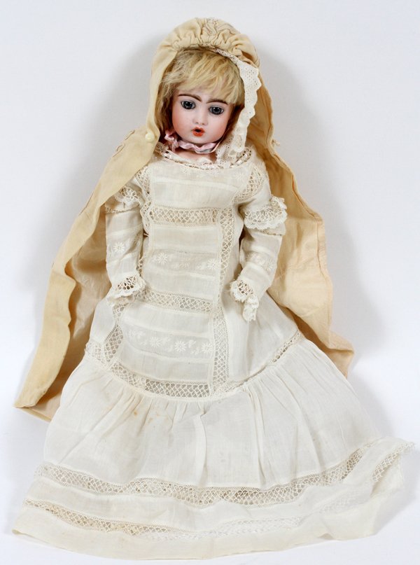 Poupée Ancienne Reproduction Bébé Têteur Bru Par Bernard Terrie - 43 Cm - France