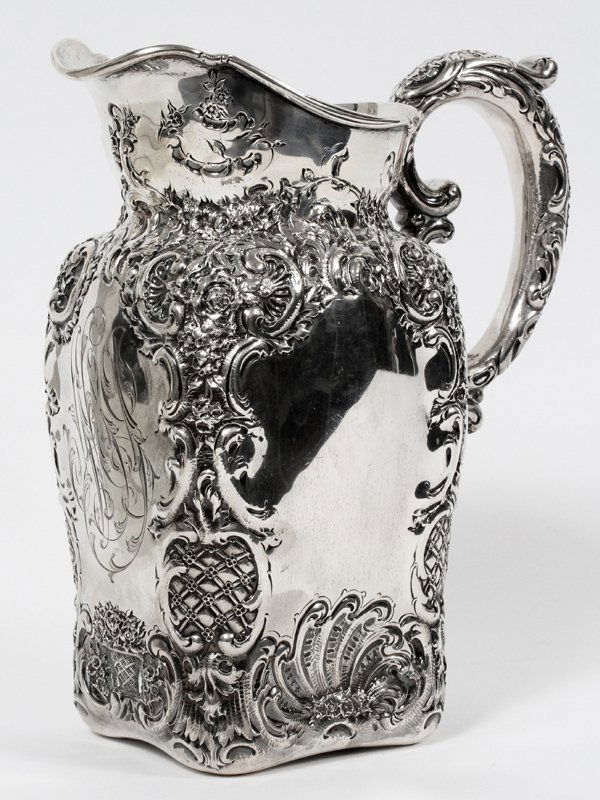 GORHAM STERLING WATER PITCHER C. 1900 (1 of 3)
