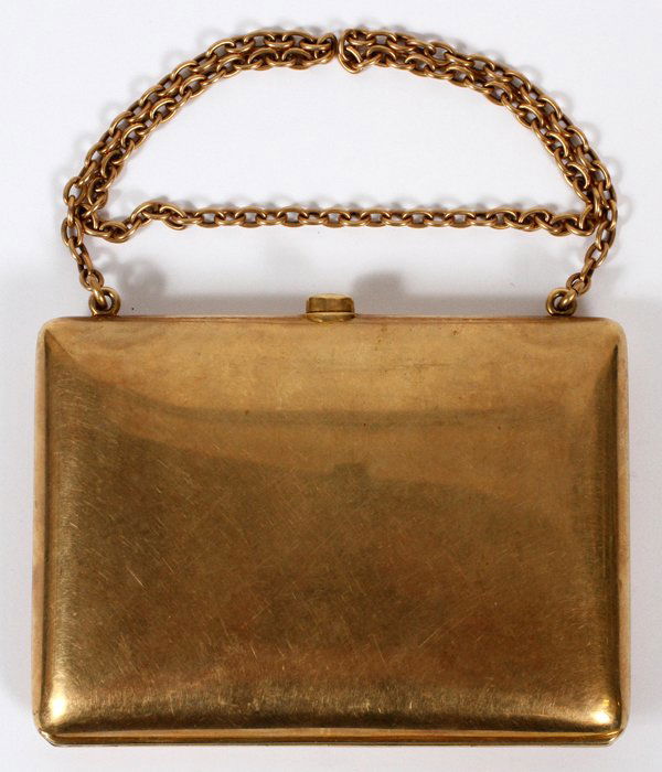 WILLIAM B. KERR & CO. GOLD EVENING BAG EARLY 20TH C (1 of 2)