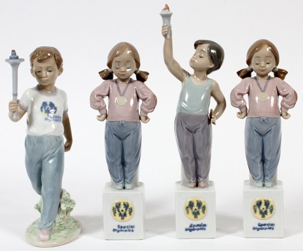 LLADRO PORCELAIN FIGURES FOUR (1 of 2)