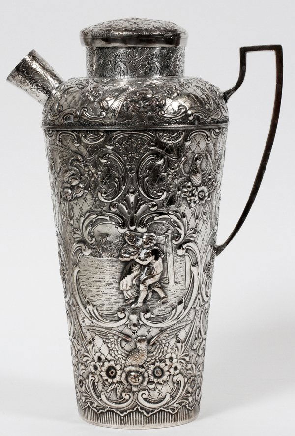 E. G. WEBSTER & SON SILVERPLATE COCKTAIL PITCHER (1 of 3)