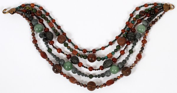 STEPHEN DWECK HARDSTONE MULTI-STRAND NECKLACE (1 of 1)