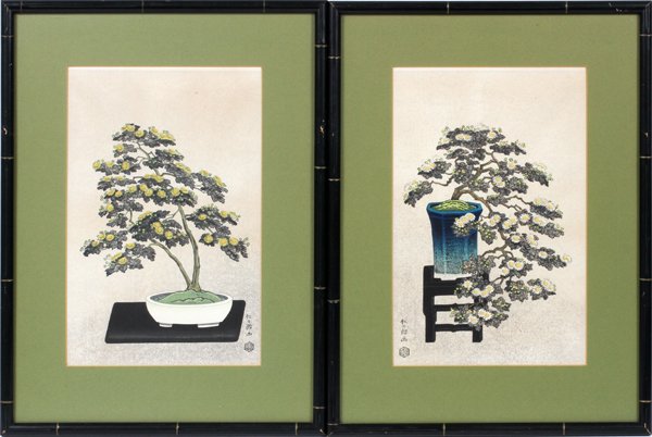 NISABURO ITO JAPANESE WOODBLOCK PRINTS, TWO (1 of 2)