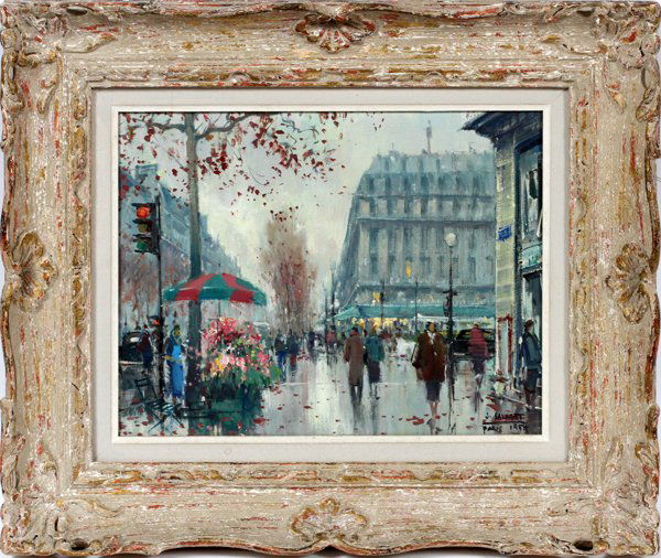 JEAN SALABET OIL ON CANVAS 1954 (1 of 5)