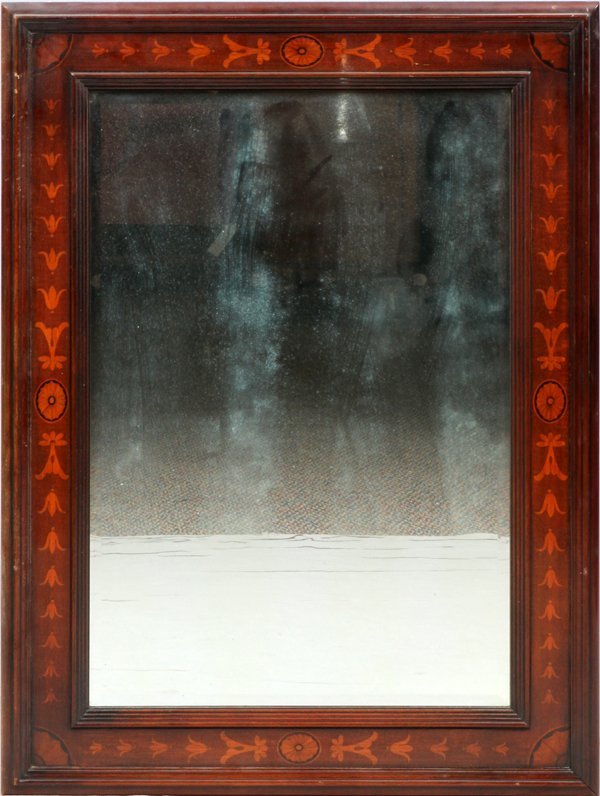 MAHOGANY BEVELLED MIRROR (1 of 2)