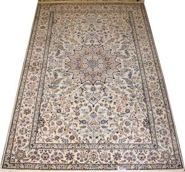 PERSIAN NAIN WOOL RUG (1 of 3)