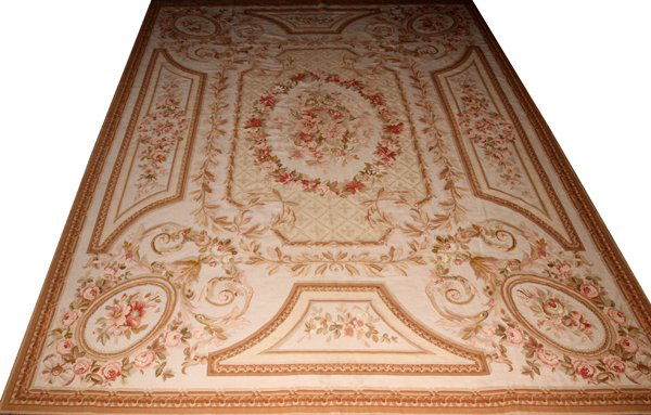 AUBUSSON WOOL RUG (1 of 2)