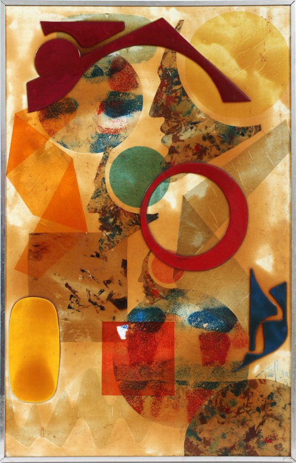 GREGORY HAWTHORNE MIXED MEDIA ON MASONITE (1 of 3)