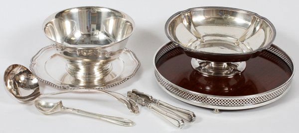 SILVERPLATE SERVING PIECES, SEVEN (1 of 1)