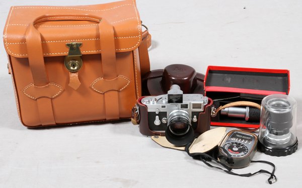 LEICA M3 CAMERA BODY 3 LENSES VIEW FINDER (1 of 1)