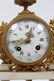 FRENCH BRONZE & MARBLE MANTEL CLOCK C. 1850 - 2