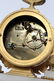 FRENCH BRONZE & MARBLE MANTEL CLOCK C. 1850 - 4