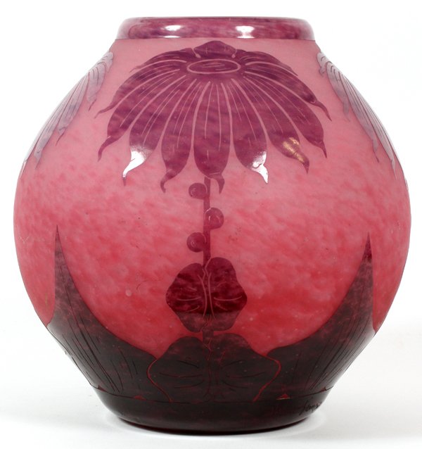 CHARLES SCHNEIDER/LE VERRE FRANCAIS CAMEO VASE (1 of 3)