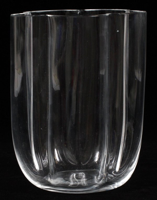 STEUBEN GLASS LOBED VASE (1 of 1)