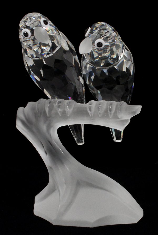 SWAROVSKI CRYSTAL 'LOVEBIRDS' FIGURE (1 of 1)