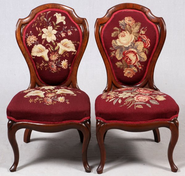 BELTER ROSEWOOD PARLOR CHAIRS MID 19TH C. (1 of 4)