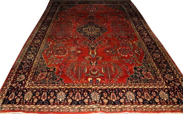 KASHAN WOOL RUG (1 of 3)