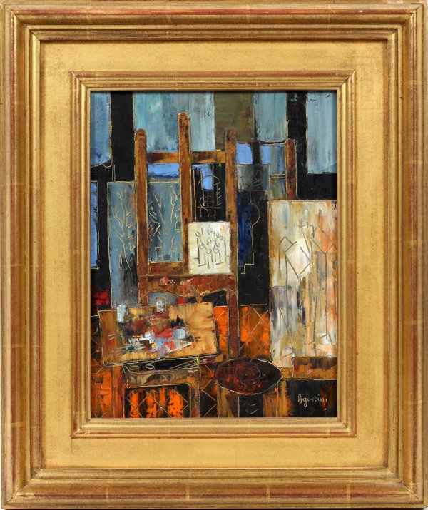 TONY AGOSTINI OIL ON CANVAS (1 of 3)