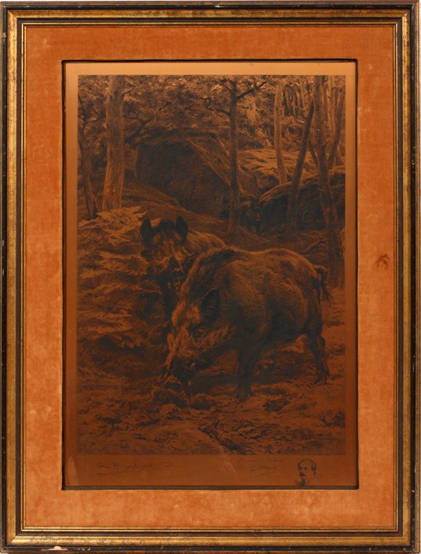ROSA BONHEUR ENGRAVED COPPER PLATE (1 of 2)