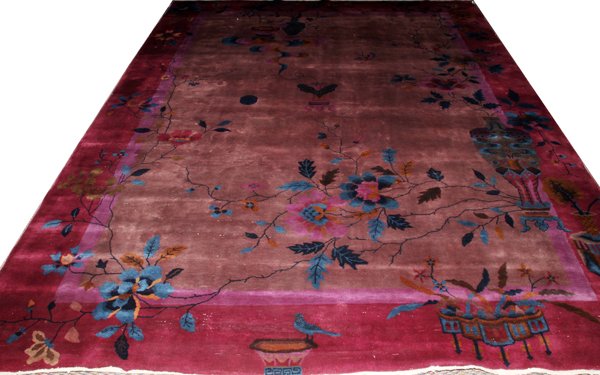 CHINESE ORIENTAL RUG C. 1930 (1 of 2)