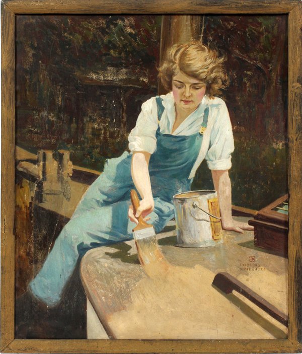 ROBERT KRIEGHOFF OIL ON BOARD (1 of 4)