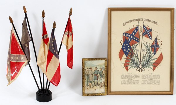 MINI-FLAGS OF THE CONFEDERACY CIVIL WAR (1 of 1)