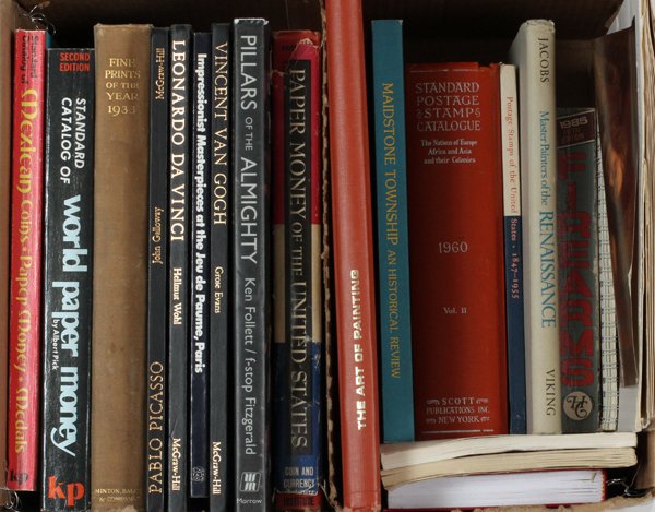 ART BOOKS VAN GOGH PICASSO & ART BOOKS 1-BOX LOT (1 of 1)