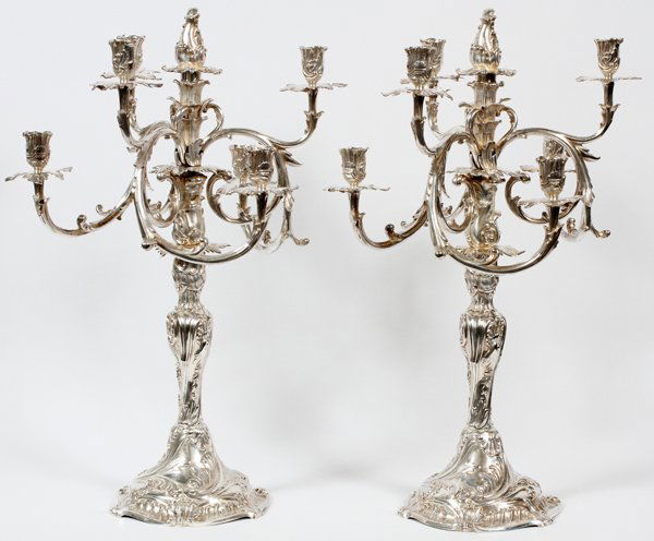 A. MICHELSEN DANISH STERLING SEVEN-LIGHT CANDELABRA (1 of 6)