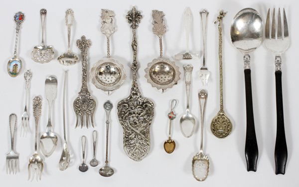 ITALIAN & AMERICAN STERLING & OTHER SILVER FLATWARE (1 of 2)