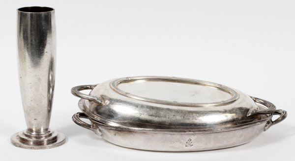 WHITE STAR LINES SILVER PLATE ENTRÉE DISHES (1 of 2)