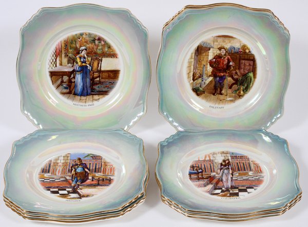 GRIMWADES 'SHAKESPEARE SERIES' PORCELAIN PLATES (1 of 3)