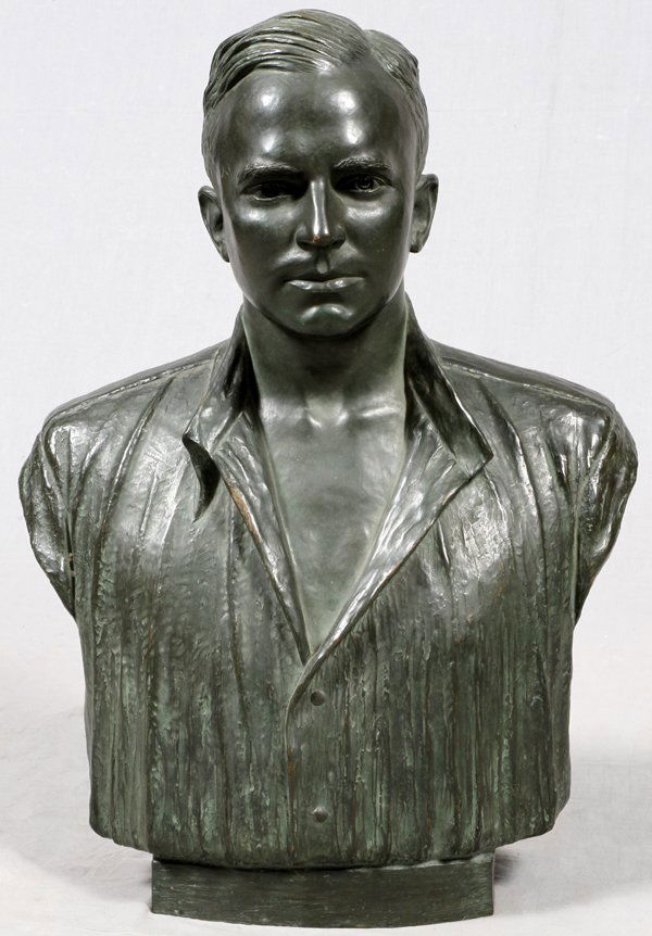 BRYANT BAKER BRONZE BUST OF WILLIAM M. WARD JR. (1 of 5)