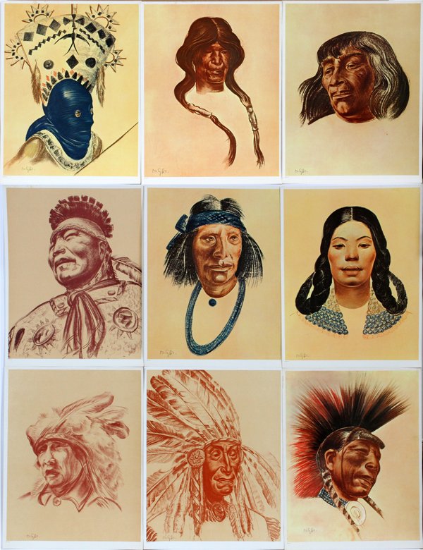 BOLESLAW CYBIS FOLIO OF DRAWINGS (1 of 5)