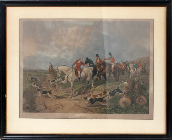 after jf herring color lithograph 19th c