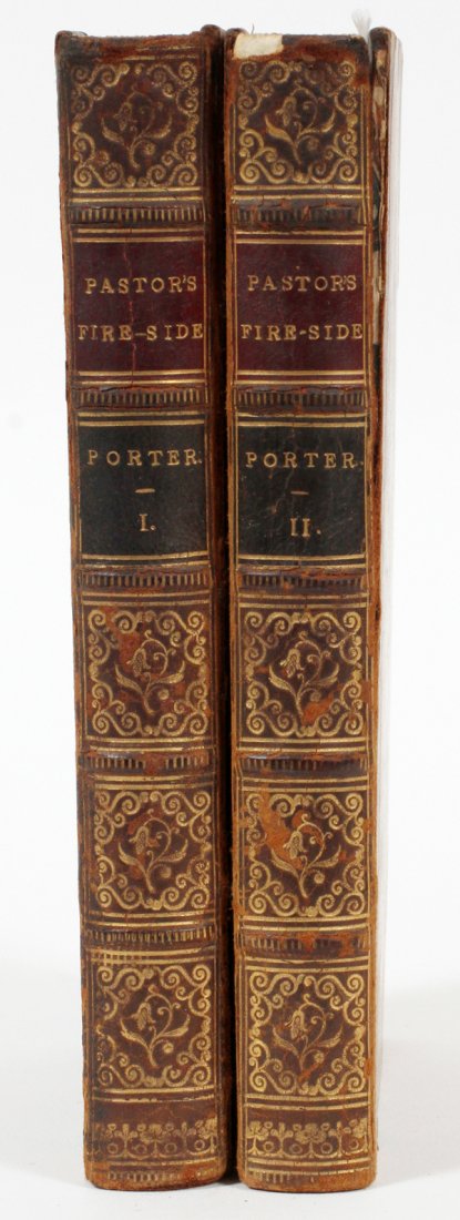 THE PASTORS FIRE-SIDE A NOVEL VOLUMES I & II: "THE PASTORS FIRE-SIDE A NOVEL", VOLUMES I & II:By Miss Jane Porter. London, Richard Bentley, New Burlington Street; and Bell & Bradfute Edinburgh 1849, publishers. For a high resolution photo