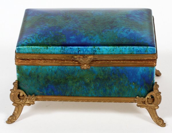 PAUL MILLET FRENCH PORCELAIN DRESSER BOX (1 of 2)