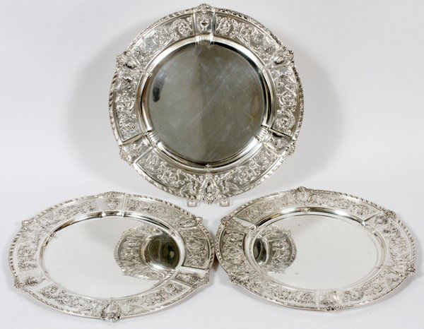 HANS BRASSLER FOR ELEDER-HICKOCK CO. STERLING TRAYS (1 of 3)