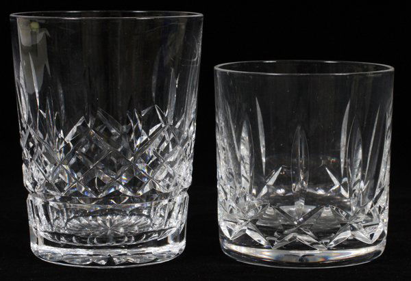 ATLANTIS CRYSTAL OLD FASHIONED TUMBLERS, TEN (1 of 1)