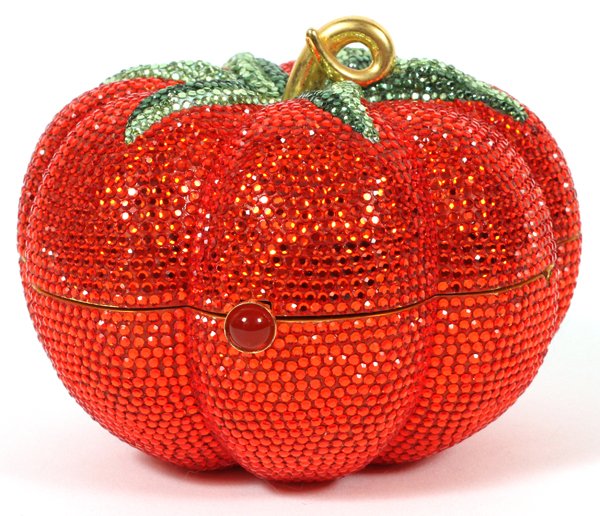 JUDITH LEIBER RED TOMATO MINAUDIERE (1 of 3)