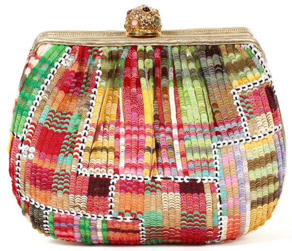 JUDITH LEIBER PAILLETTE EMBROIDERED BAG (1 of 2)